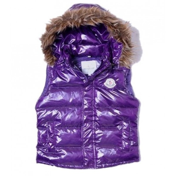 Moncler Gilet Donna Piumini Viola uscita M73